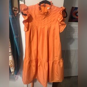 Beautiful orange dress!